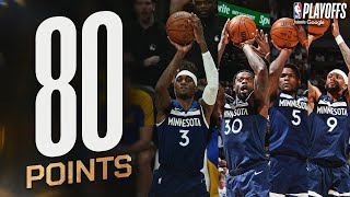 Anthony Edwards - Julius Randle - Jaden McDaniels - Nickeil Alexander-Walker - Minnesota Timberwolves