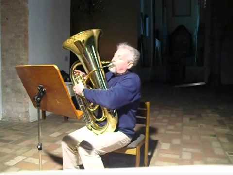 Bach mit Tuba (Basstuba): Menuett 2 aus Cello Suite Nr. 1 von J. S. Bach