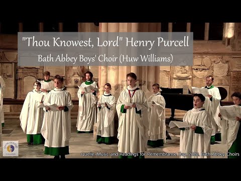 "Thou Knowest, Lord" Henry Purcell | Bath Abbey Boys' Choir (Huw Williams)