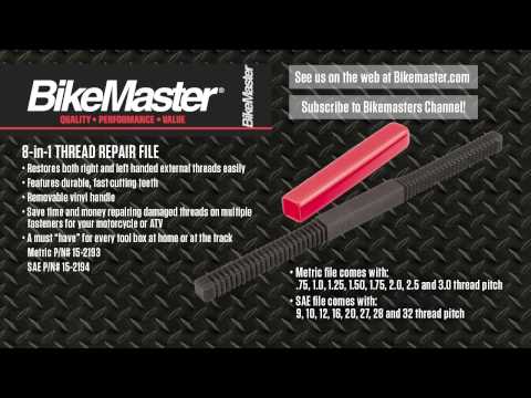 BikeMaster 8 in 1 THREAD REPAIR FILE