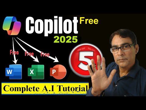🔥FREE Microsoft Copilot in Excel, word, PPT – Full Tutorial for Beginners