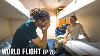 OVERNIGHT BOAT TRIP! - World Flight Episode 26