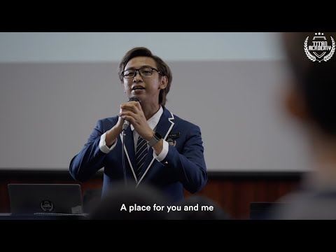 Ren Yi Xiang sings the Titan Academy anthem
