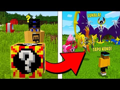Minecraft ITA - i LUCKYBLOCK dei POKEMON LEGGENDARI CONTRO MARCY!