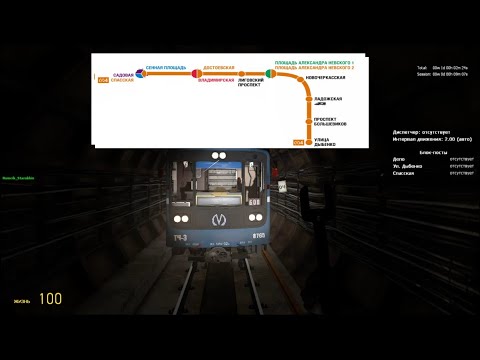 Garry's mod Metrostroi-Обновлённая Лахтинско-Правобережная линия