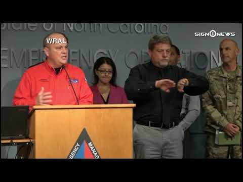 NC Governor's update on hurricane Dorian (9.6.19 - 4:35PM EST)
