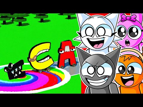 Alphabet Lore Cars vs GIANT PITS in Teardown