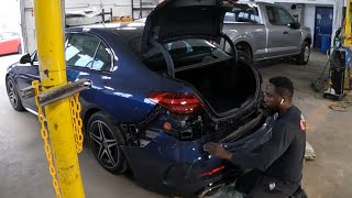 DIY 2024 Mercedes Benz C-class how to remove the back bumper yourself