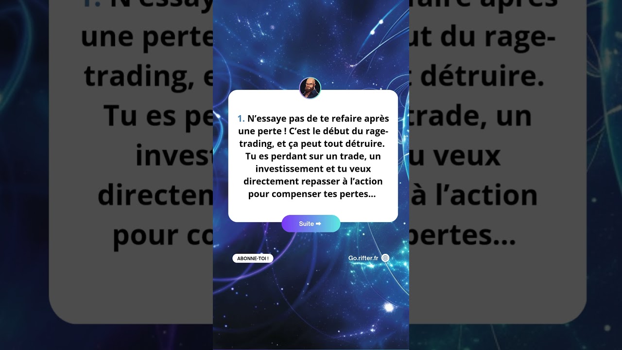 Ne tombe pas dans le rage-trading ! 😡💸