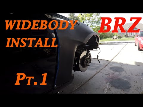How To Install Rocket Bunny Kit : Widebody BRZ Pt.1