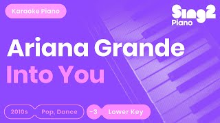 Into You (Lower "D#m" Piano karaoke demo) Ariana Grande