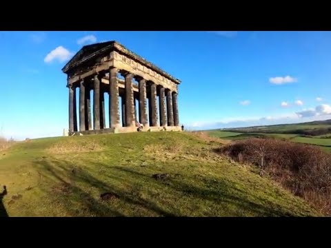 Free park ups at Penshaw Monument Iconic Landmark of Sunderland and beautiful Cox Green village.