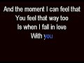 When I Fall In Love (Barry Manilow) KARAOKE LYRICS