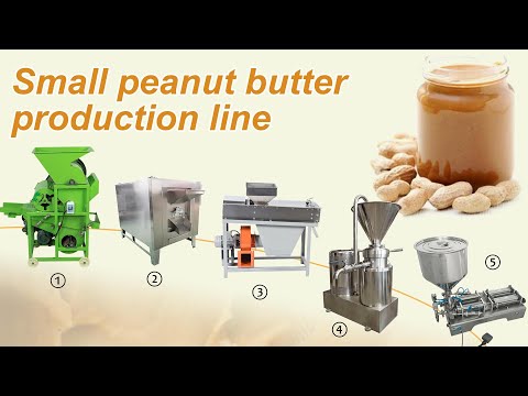 , title : 'How to make peanut butter? small peanut butter production line'