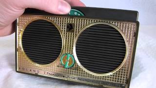 1958 Roland TW6 twin speaker 7 transistor radio made in Mount Vernon NY