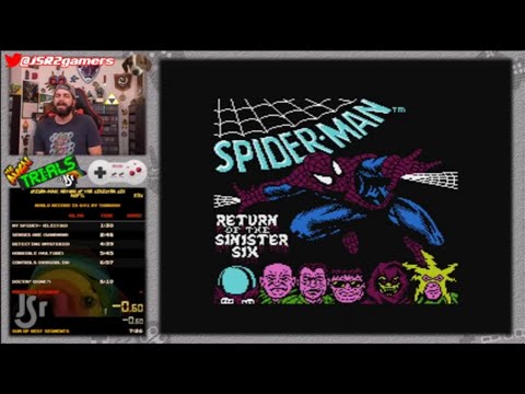 #20: Spider-Man: Return of the Sinister Six Speedrun in 7:44! | The AVGN Trials of JSR