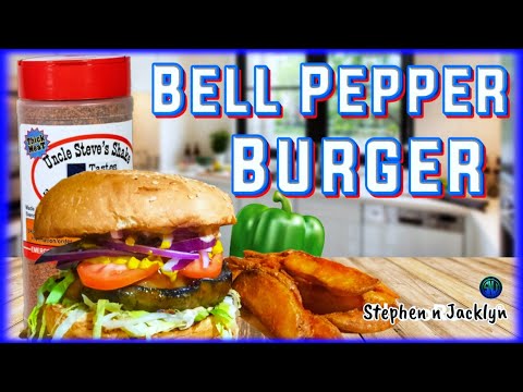 How to make a Bell Pepper Cheese Burger