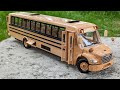 Wood Bus Freightliner M2 106 Thomas SAF T Liner C2 School Bus Awesome Woodcraft