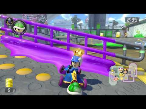 Mario Kart 8 Deluxe - Urchin Underpass - All 5 Battle Modes