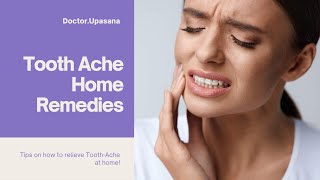 Tooth Pain Home Remedy - How to treat dental pain at home with easy and simple tricks.