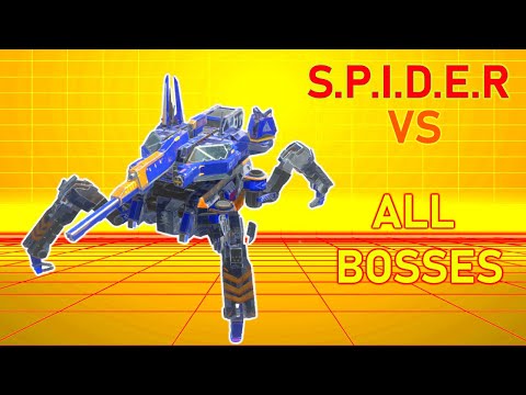 NEW update SPIDER vs ALL BOSSES | OVER POWER SPIDER vs All BOSSES | Animal Revolt Battle Simulator
