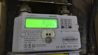 how to read smart gas meter