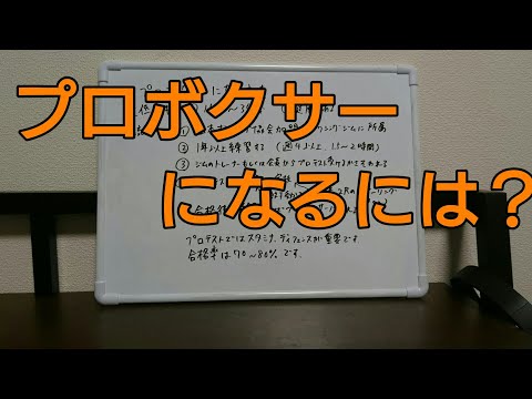 プロボクサーになる方法(格闘技未経験者)【ボクシング】