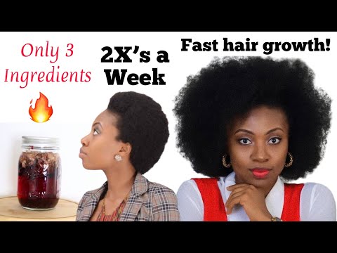 3 Important Ingredients Her Hair Loves. Helps To Stop Breakage , Moisturize & Promotes Hair Growth