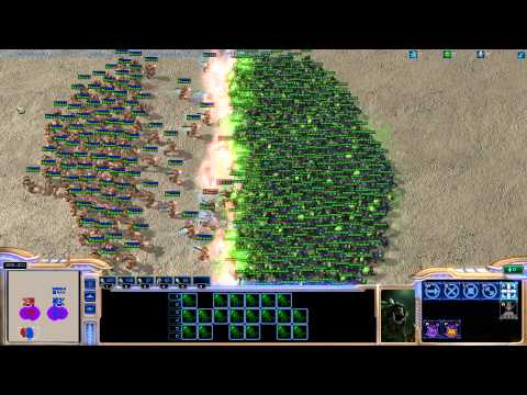 SC2 banelings vs zealots