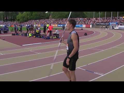 Lanzamiento de Jabalina Thomas Röhler 91.28m