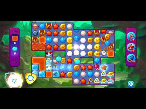 Fishdom 3790 - Super Hard Level (18 Moves)