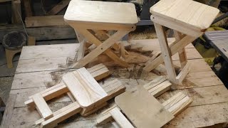 Как сделать стульчик для рыбалки из дерева