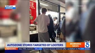 LA Street Takeovers Spark AutoZone Looting Spree