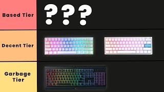 The ULTIMATE Gaming Keyboard Tier List (Based Tier to Garbage Tier)