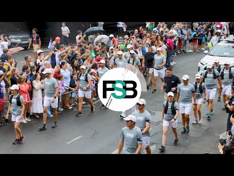 Passage de la flamme olympique