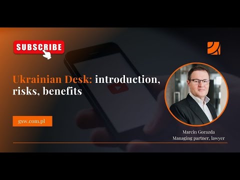 Marcin Gorazda: risks, benefits - Ukrainian Desk