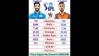 Jasprit Bumrah vs Bhuvneshwar Kumar IPL Bowling Comparison 2022 | Jasprit Bumrah | Bhuvneshwar Kumar