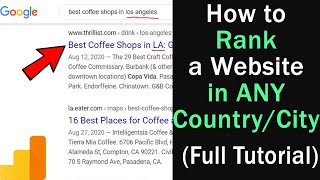 How to Rank your Website or Post in a Specific country or city