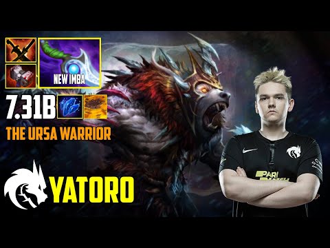 Yatoro - THE URSA WARRIOR | 7.31b CARRY BUILD WITH DIFFUSAL BLADE - DOTA 2