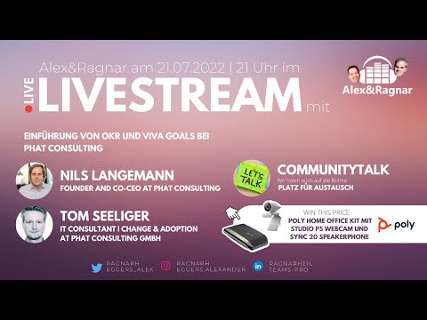 ⚡ Alex&Ragnar # 81 Einführung von OKR und Viva Goals bei Phat Consulting ⚡