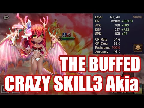 THE BUFRFED RES100% Akia,  Too dangerous for all to sleep😴😴😴【Summoners War RTA】
