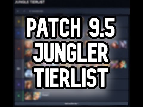 THE OFFICIAL 9.5 JUNGLER TIERLIST W/HADDIX