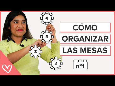 Cómo organizar las MESAS DEL BANQUETE 🍽