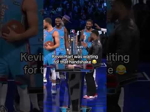 Kevin Hart was waiting for that handshake 😂