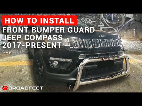 Broadfeet® Front Bull Bar - A-Bar Installation fits: Jeep Compass 2017-2025