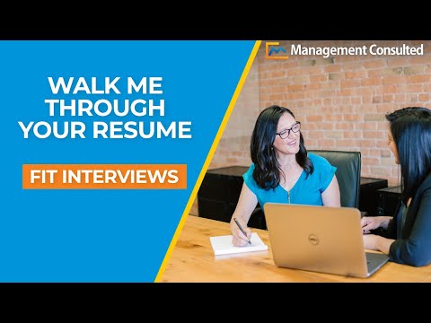 Walk Me Through Your Resume: How to Answer