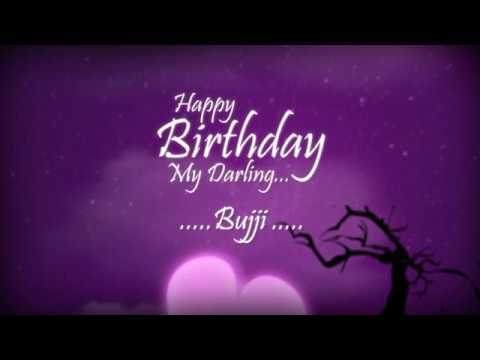 HAPPY BIRTHDAY BUJJI