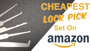 Cheapest Lock Pick Set on Amazon - Review