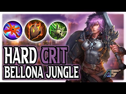Bellona was MADE for CRIT - SMITE Bellona Jungle Conquest Gameplay