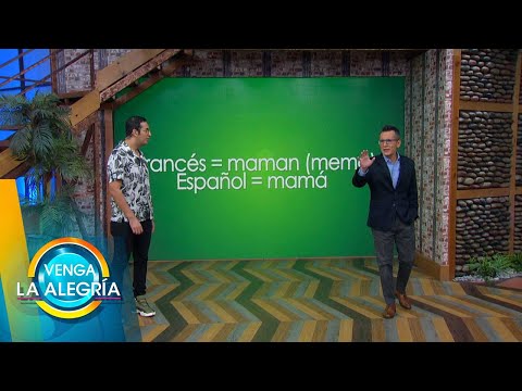 ¿De dónde proviene la palabras 'mamá'? ¡Pon atención que Sergio te lo dice!  | Venga La Alegría